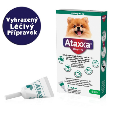 Ataxxa 200 Spot-on Dog S (do 4kg)