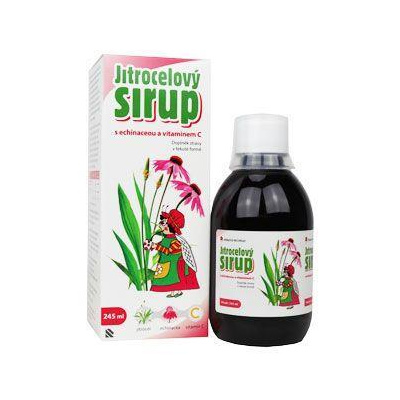 Vitaminové a minerální doplňky Sirup Jitrocelový 320g s vit. C/Echinace Herbacos