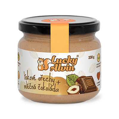 Lucky Alvin Lískové ořechy s mléčnou čokoládou 200g