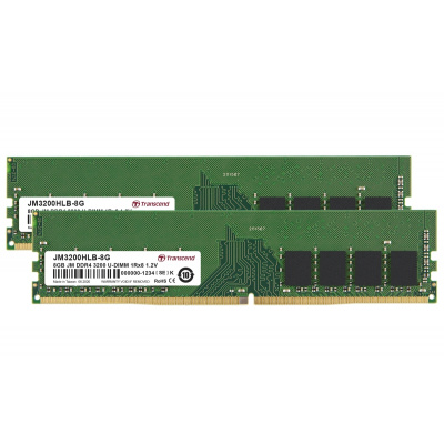 Transcend JetRam DDR3 8GB 1333MHz CL9 JM1333KLH-8G TRANSCEND JetRam 16GB KIT DDR4 3200Mhz U-DIMM 1Rx8 1Gx8 CL22 1.2V