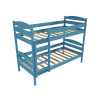 Vomaks Patrová postel PP 004 Rozměr: 80 x 200 cm, Barva: barva modrá, Prostor mezi lůžky: 80 cm