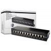 DIGITUS Desktop CAT 6A, Patch Panel, shielded, Class EA, 12-port RJ45, 8P8C, LSA - DN-91612SD-EA