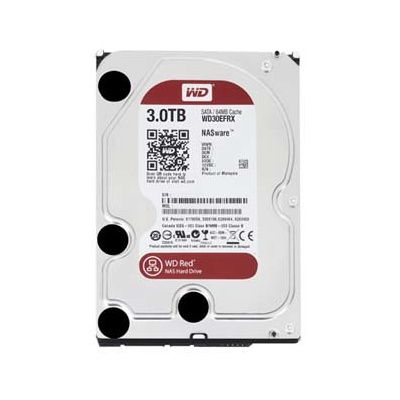 Pevný disk, Western Digital, 3,5", 3000GB, 3TB, Red Raid Editon, SATA III/600 64MB cache IntelliPower, WD30EFRX, černá