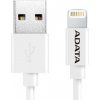 ADATA Sync & Charge Lightning kabel - USB A 2.0, 100cm, plastový, bílý