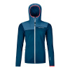 Mikina Ortovox Fleece Plus Hoody W petrol blue|L + sleva 3% při registraci