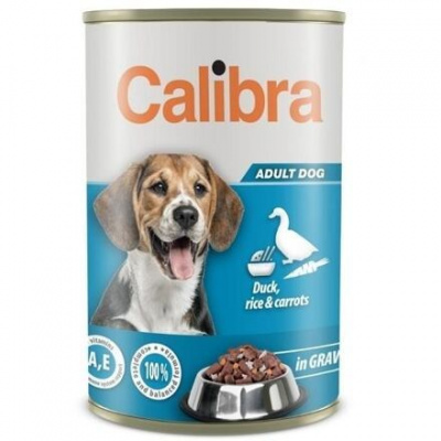 Calibra Dog konzerva Duck,rice&carrots in gravy 1240g