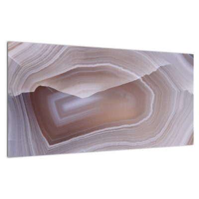 Skleněný obraz - Mramorový achát, jednodílný 100x50 cm na skle