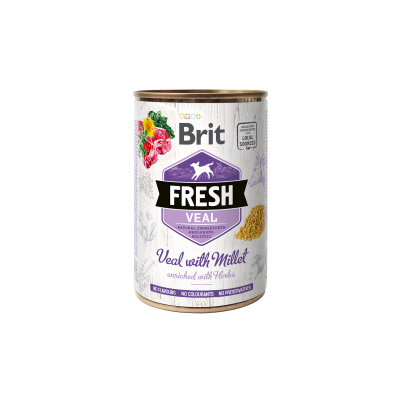Brit Dog Fresh Veal with Millet 400g