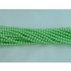 Korálky - voskované perle 4 mm - zelené