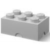 LEGO úložný box 6 - šedá