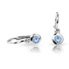 Cutie Jewellery Dětské zlaté náušnice C1537B Arctic Blue