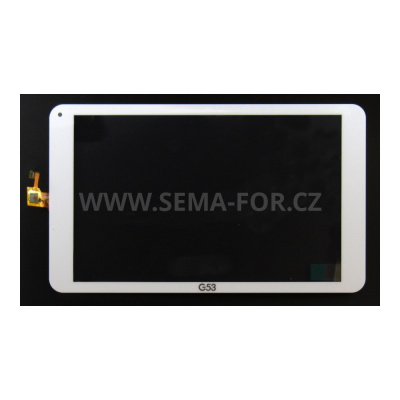 10.1" dotykové sklo OLM-101A1336-FPC bílé pro UMAX Visionbook 10Qi 3g - logo G53