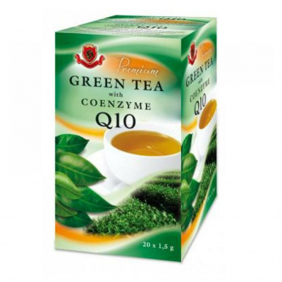 HERBEX Zelený čaj s Q10 Premium Tea 20x1,5 g