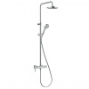 KLUDI KLUDI LOGO páková sprchová baterie + SPRCHOVÝ SYSTÉM DUAL SHOWER chrom (6808505-00)