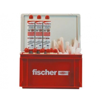 Fischer HWK BOX FIS VL 300 T Chemická malta vinylesterová - 20 kartuší 310ml, 40 směšovačů - FI-538589