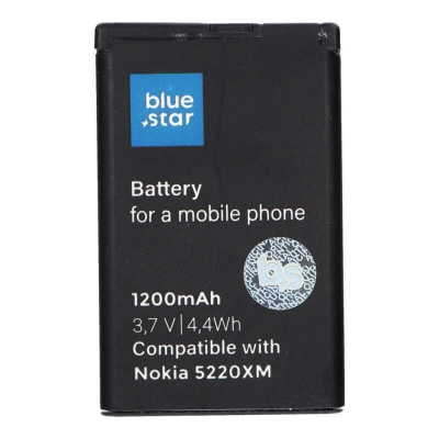 Blue Star Battery pro Nokia 5220 XM/5630 XM/6303/6730/3720/C3/C5-00/C6-01 1200 mAh Li-Ion (BS) PREMIUM 5901737152985
