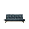 sofa FRESH by Karup - 97*200 cm natural (přírodní) + futon petrol blue 757