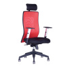 OFFICE PRO Kancelářská židle CALYPSO GRAND, stavitelný podhlavník, červená