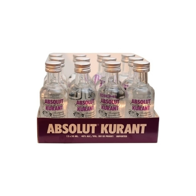 Vodka Absolut Kurant 40% 50ml x12 miniatur