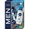 Nivea Men Sensitive sprchový gel 3 v 1 250 ml + Black & White antiperspirant proti bílým skvrnám 150 ml + Creme krém na obličej a tělo 30 ml