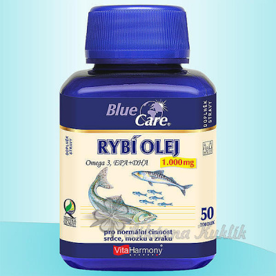 VitaHarmony Rybí olej Omega 3 1000mg tbl.50