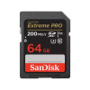 SanDisk Extreme PRO 64GB SDXC karta, V30 UHS-I, 200R/90W - SanDisk SDXC UHS-I U3 64 GB SDSDXXU-064G-GN4IN