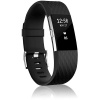 BStrap Silicone Diamond pro Fitbit Charge 2 black, velikost L STRFB0263