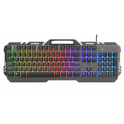 Trust GXT 853 Esca Metal Rainbow Gaming Keyboard 23796