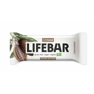 LifeFood - Tyčinka Lifebar čokoládová BIO, RAW, 40 g
