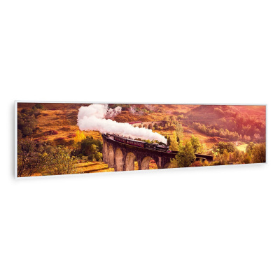 Klarstein Wonderwall Air Art Smart, infračervený ohřívač, 60 x 60 cm, 350 W, vlak (HTR10-WAASm350WTrnW)