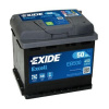 Autobaterie EXIDE Excell 12V, 50Ah, 450A, EB500