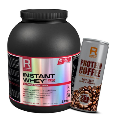Reflex Nutrition Instant Whey PRO 2,2kg čokoláda oříšek + Protein Coffee 250ml ZDARMA