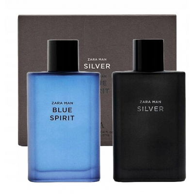 ZARA MAN BLUE SPIRIT SILVER PERFUMY 2x100ml