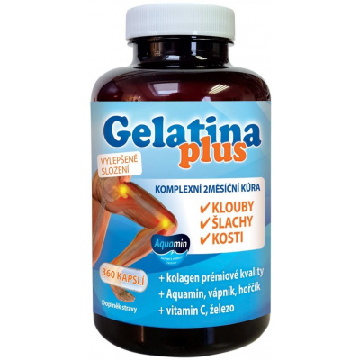 Kloubní výživa Gelatina plus 360 kapslí (8594006898683)