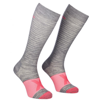 ORTOVOX TOUR COMPRESSION LONG SOCKS W dámské ponožky grey blend 42-44