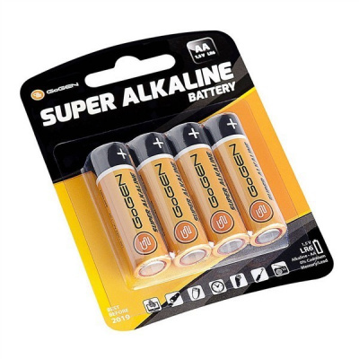 Baterie alkalická GoGEN SUPER ALKALINE AA, LR06, blistr 4ks