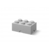 LEGO úložný box 6 - šedá