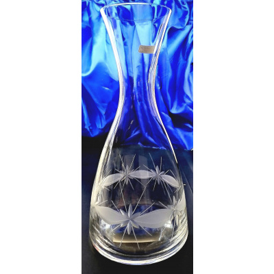 LsG-Crystal Dekantér karafa na víno vodu ručně ryté broušené dekor dekor Kanta okrasné baleni dek-092 1250 ml 1 Ks.