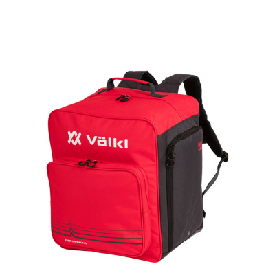 Vak na lyžáky Völkl Race Boot & Helmet Backpack Red/Grey One Size 21/22