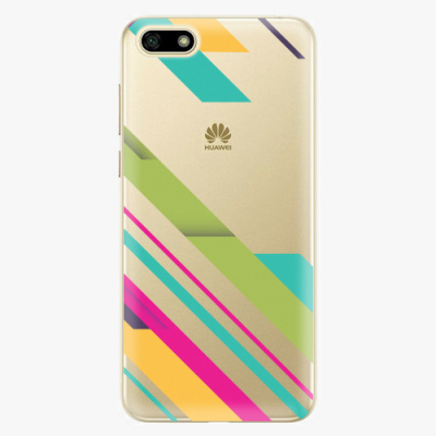 Silikonové pouzdro iSaprio - Color Stripes 03 - Huawei Y5 2018 - Kryty na mobil Nuff.cz