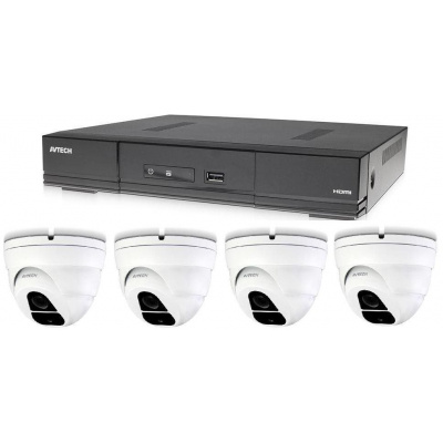 Kamerový systém AVTECH 1x DVR DGD1005AV a 4x 5MPX Dome kamera DGC5205TSE (KSHDTV4)