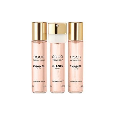 Chanel Coco Mademoiselle parfémovaná voda dámská 3x20 ml náplň + vzorek Chanel k objednávce zdarma