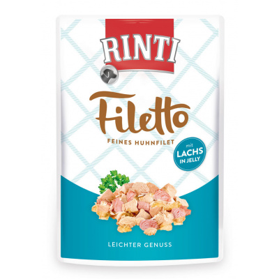RINTI Filetto kuře & losos v želé 100 g