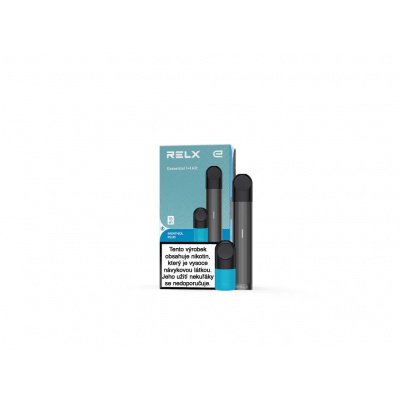 RELX Essential Sarter Kit Elektronická cigareta 350 mAh černý, mentol 1 ks