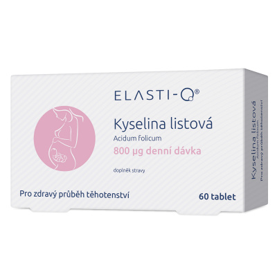 Elasti-Q Kyselina listová 800 µg 60 tablet