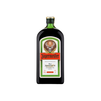 Jägermeister likér 35% 0,5l (Mast-Jägermeister SE, Jägermeisterstrasse 7-15, D-38296 Wolfenbüttel, Německo)