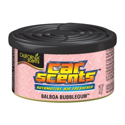 California Scents Balboa Bubblegum Osvěžovač vzduchu California Scents, vůně Car Scents - Žvýkačka