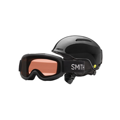 Smith GLIDE JR/GAMBLER Black / RC36 snowboardová helma - 51-55 černá