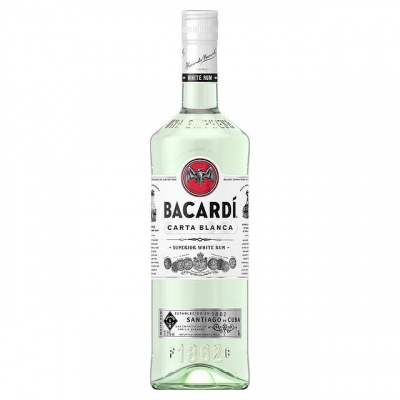 Bacardí Bacardi Carta Blanca 37,5 % 1 l (holá láhev)