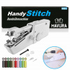 MAVURA HandyStitch Mini ruční cestovní šicí stroj ruční šicí stroj elektrický set s nitěmi